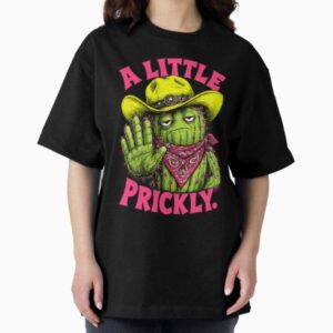 A Little Prickly Funny Cactus Neon Western Humor