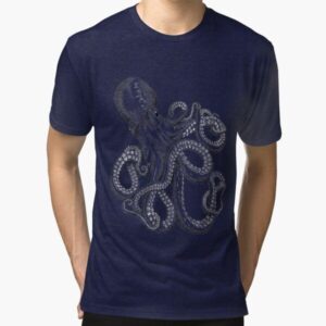 Realistic Octopus - Two Tone