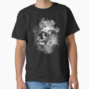 Smoky Skull Gothic Horror Aesthetic Design